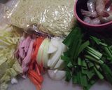 おさかなソーセージのあんかけ焼きそば作り方1写真
