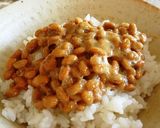 「たこわさ納豆丼」作り方1写真
