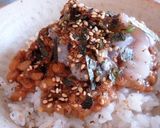「たこわさ納豆丼」作り方3写真