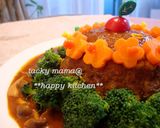 ケーキみたいな煮込みハンバーグ作り方8写真