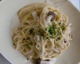 きのこのクリームパスタ作り方6写真