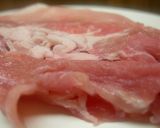 豚うす切り肉のステーキ◎アボガドのっけ作り方1写真