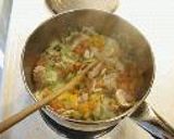 チキンと野菜のクリーミーピラフ作り方6写真