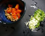 簡単！ピリ辛納豆　カクテキ作り方1写真