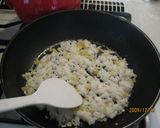 あさりの佃煮とたくあんの混ぜ混ぜご飯作り方4写真