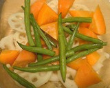 簡単おせち☆手羽元と根菜等の煮物作り方5写真