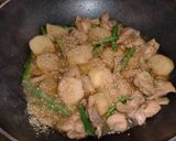 鶏肉と里芋のごま煮作り方5写真