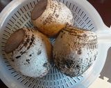 *沖縄料理　田芋(ターンム)田楽*作り方1写真