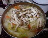 たっぷり野菜と手羽先のチゲ作り方7写真