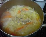 たっぷり野菜と手羽先のチゲ作り方5写真
