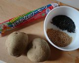 ソーセージとポテトの・ごま・スティック・作り方1写真