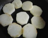 ♡長芋の焦がし醤油＆明太ソースソテー♡作り方1写真