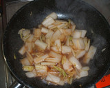 ヘルシー！揚げ豆腐と白菜の生姜焼き作り方6写真