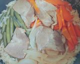 チャーシューの炊き込みご飯作り方1写真