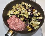 ご飯がっつり！ナスと豚ひき肉の甘味噌丼作り方3写真