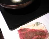 ニンニクバター醤油の和牛ステーキ作り方2写真