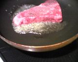 ニンニクバター醤油の和牛ステーキ作り方3写真