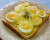 わさびマヨ☆たまチートースト作り方4写真