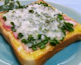わさびマヨ☆ベーコン葱チートースト作り方3写真