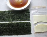 焼餅の海苔チーズ作り方1写真