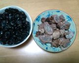 おせち再生◇黒豆カレー作り方1写真