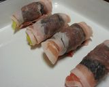 くるくる肉巻き海苔ポテト作り方5写真