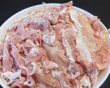 もやしと豚「コマ」のレンジ蒸し作り方2写真