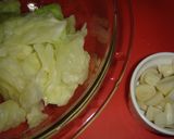 ピリ辛！キャベツとにんにくの中華和え♫作り方4写真