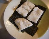 電子レンジdeとろ～りチーズの海苔マヨ餅作り方1写真