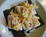 電子レンジdeとろ～りチーズの海苔マヨ餅作り方2写真
