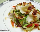 プリプリ水餃子の黒酢サラダ作り方3写真
