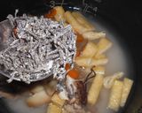 ✿残ったお煮しめで炊き込みご飯✿作り方3写真