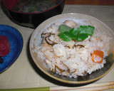 ✿残ったお煮しめで炊き込みご飯✿作り方4写真