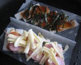フライパンde*~もちピザ～`作り方5写真