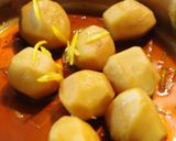 里芋の煮ころがし 柚子風味作り方3写真