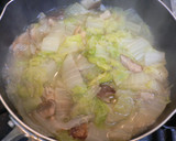 白菜と乾物のあっさり旨煮☆お餅入り作り方3写真