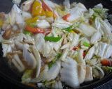 白菜と豚肉の八宝菜風 作り方7写真