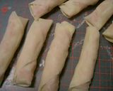 ✿おさかなのソーセージin餅春巻き✿作り方5写真