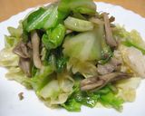 病みつき！キャベツと舞茸炒め！作り方5写真
