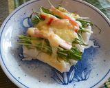 水菜としらす干しの餅ピザ作り方4写真