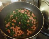 15分で♪大根の葉っぱとハムのパスタ作り方5写真