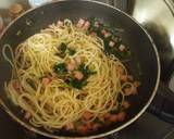 15分で♪大根の葉っぱとハムのパスタ作り方6写真