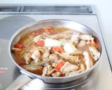 フランス料理【チキンのワインビネガー煮】作り方5写真