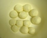 豆腐白玉でぜんざいのお花作り方4写真