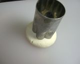 豆腐白玉でぜんざいのお花作り方5写真