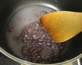 豆腐白玉でぜんざいのお花作り方7写真