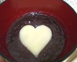 豆腐白玉でぜんざいのお花作り方8写真