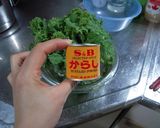菜の花の辛子あえ　yamnavi流作り方3写真