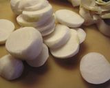5分で 小かぶとベーコンのホットミルク煮作り方1写真