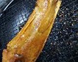 まぐろのカマはｽﾓｰｸが一番！！　って思う。作り方4写真